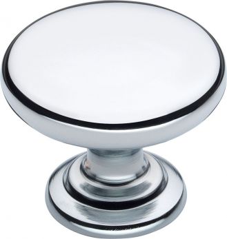 Monmouth KB-M-3976-38-C Polished Chrome Round Cabinet Knob 38mm Bolt-Fix